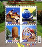 (№2011-146) Блок марок Канада 2011 год "Придорожных Достопримечательностей", Гашеный